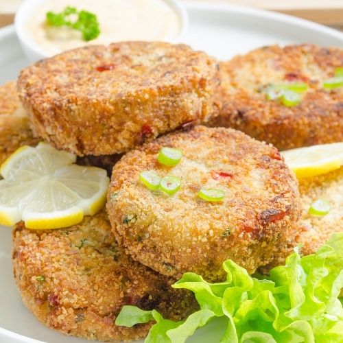 Canned Mackerel Patties