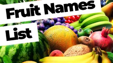 Fruit Names List