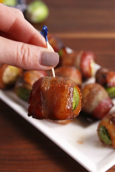 Keto Snacks - Bacon Brussels Sprouts Bombs