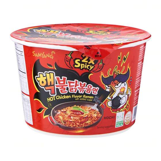 Samyang Korean Spicy Instant Ramen: Ranked by Scoville Heat Units (SHU), by Burger