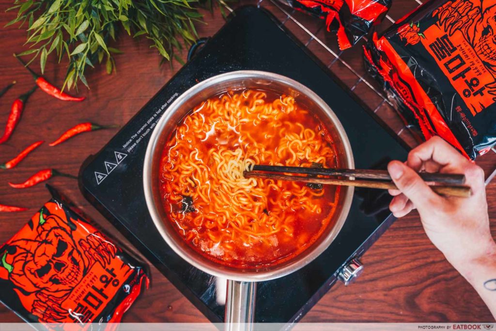 Korean Fire Noodles Scoville