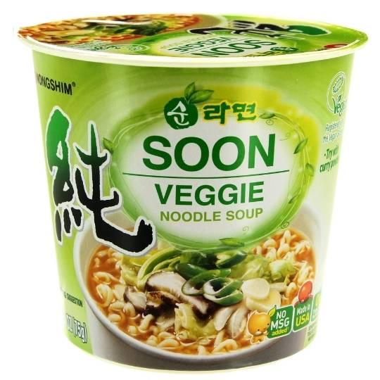 Best instant ramen - Nongshim Soon Veggie Noodle Soup