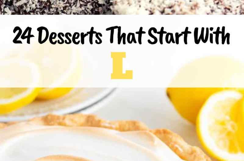 Desserts That Start With L