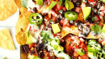 Mexican foods that start with N - Nachos